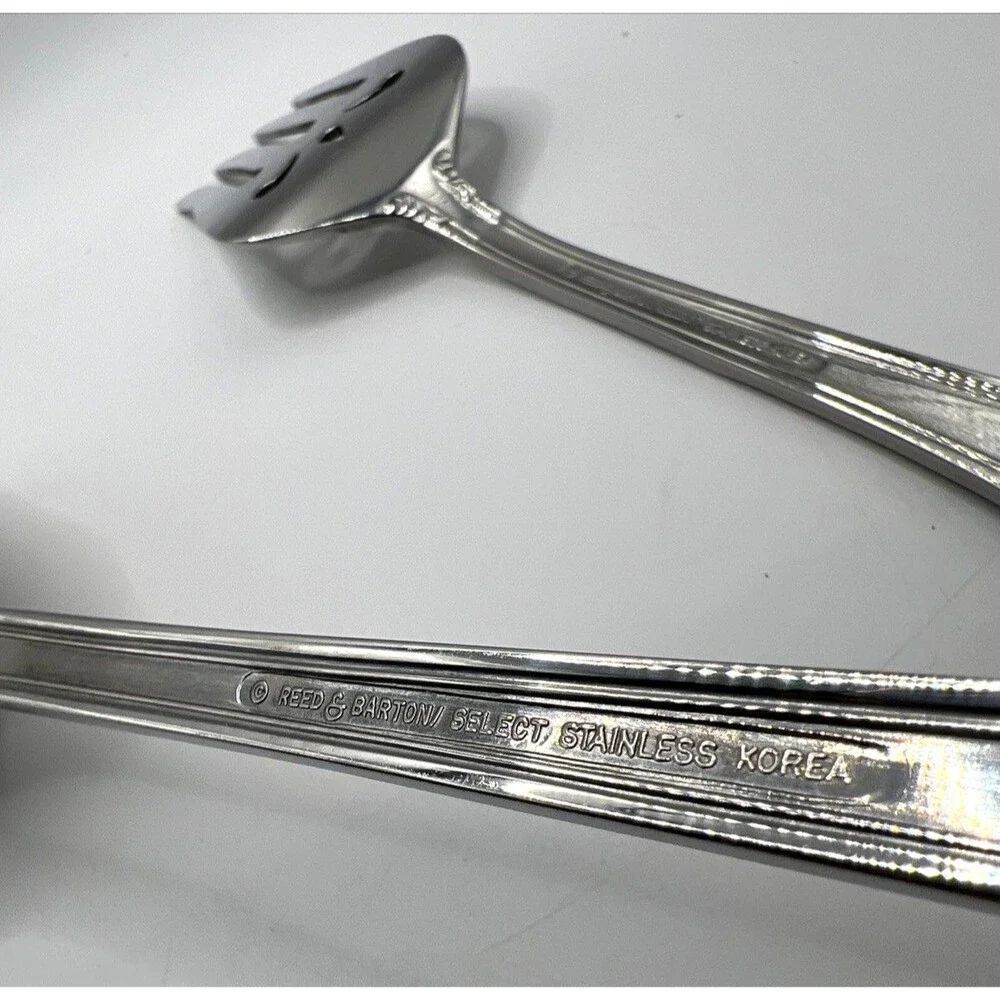 5 Pc Serving Set Reed Barton Select Serving Stainless Korea Cutlery Flatware